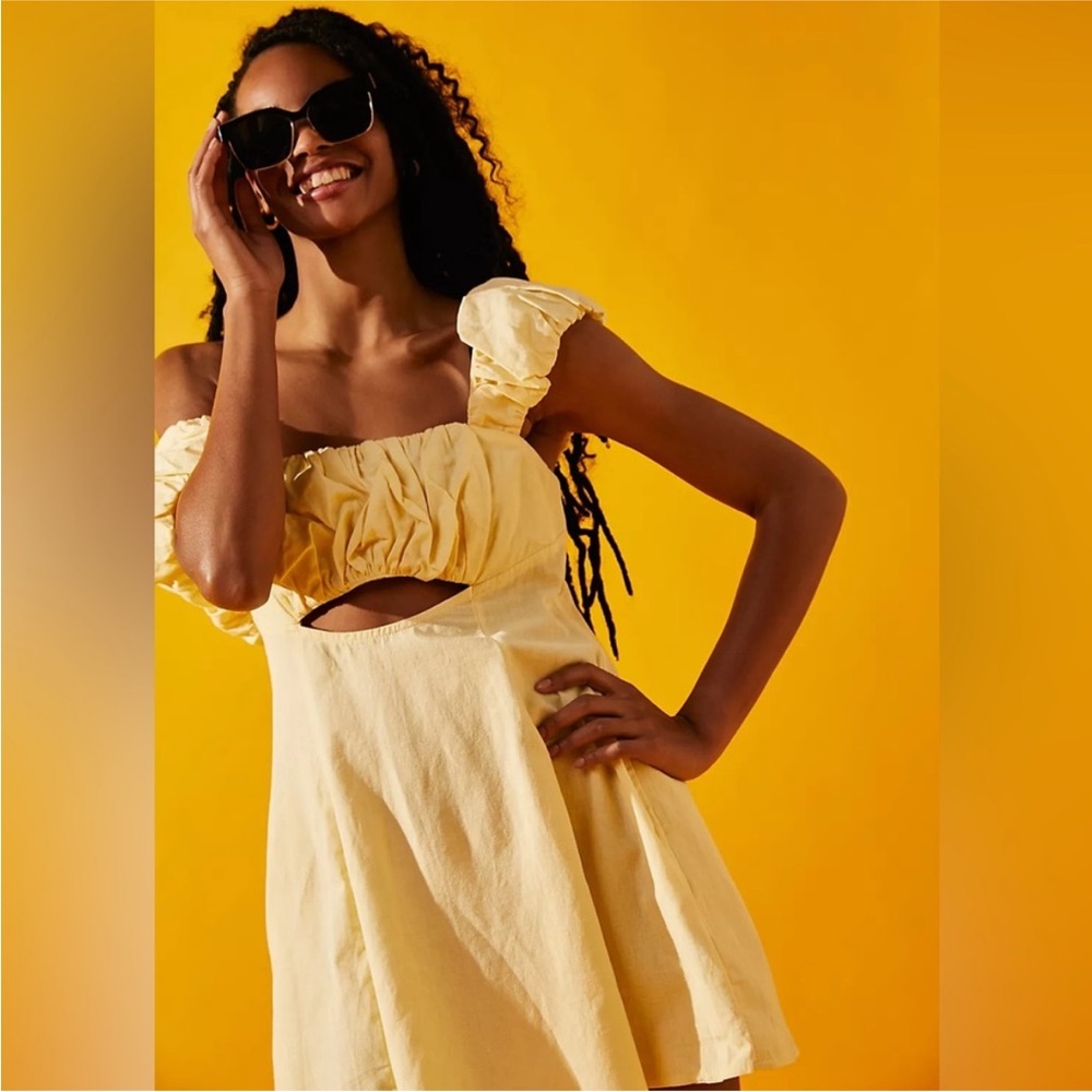 Free people bom bom mini dress